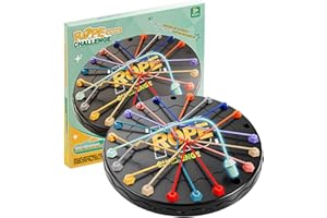Rope Untangling Puzzle, Twisted Rope Board Game, Knots Game Exercise Strategy Thinking Brain Teaser Rope Puzzle Toys, Fun Fam