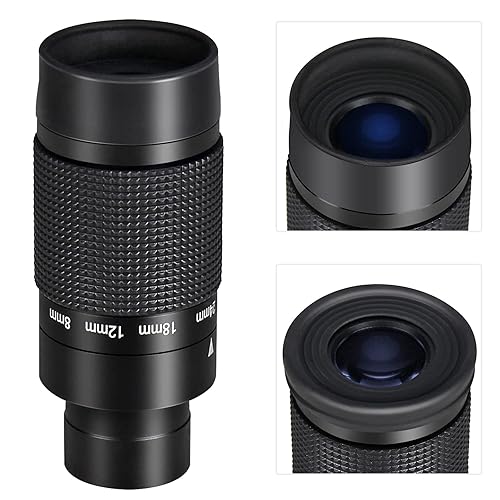 CelticBird Zoom Telescope Eyepiece Versatile 8mm-24mm Zoom for Low  Power and High Power Viewing Works wi