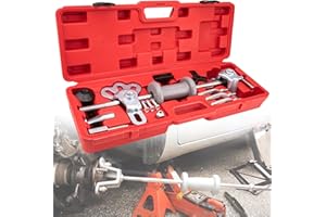 LuckySlycyc Slide Hammer Puller Set, Front Wheel Hub Slide Hammer Bearing Puller & Rear Wheel Axle Hub Slide Hammer Bearing Puller Tool Kit,9-Way Bearing Puller Slide Hammer