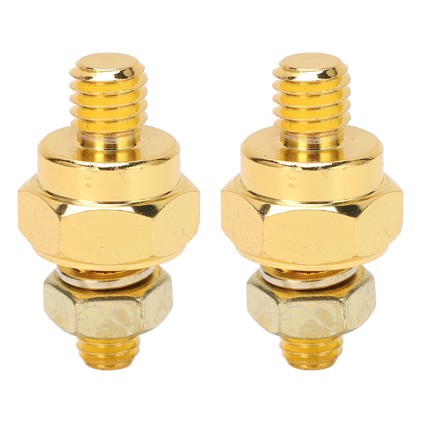 Photo 1 of 2 Pcs Battery Terminal Adapters Brass Battery Terminal Adapters Side Post Charging System Bolt Battery Terminal Connectors Side Post