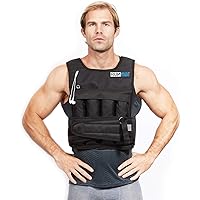 RUNmax Pro Weighted Vest 12lbs/ 20lbs/ 40lbs/ 50lbs/ 60lbs with Shoulder Pads Option