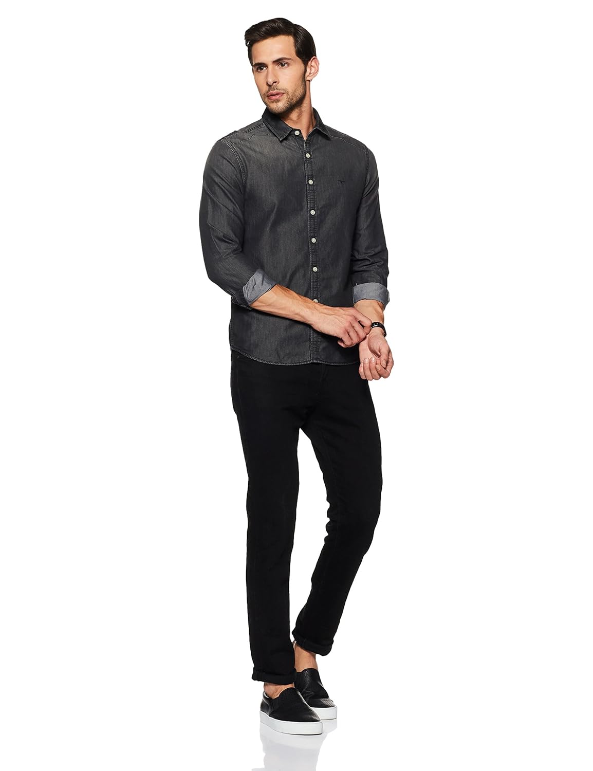 flying machine men's casual shirt