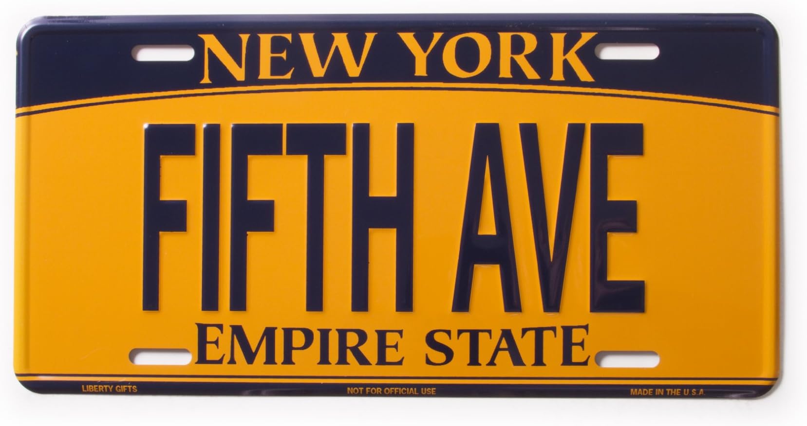 New York Souvenir License Plates, New York Souvenir, New York License Plate (FIFTH AVENUE)