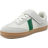 AMZZPIK Little/Big Boys and Girls Casual Shoes Everyday Sneakers with Hook and Loop Zero Drop Lightweight Soft Outsole Durable for Walking Running School Gift for Boy and Girl