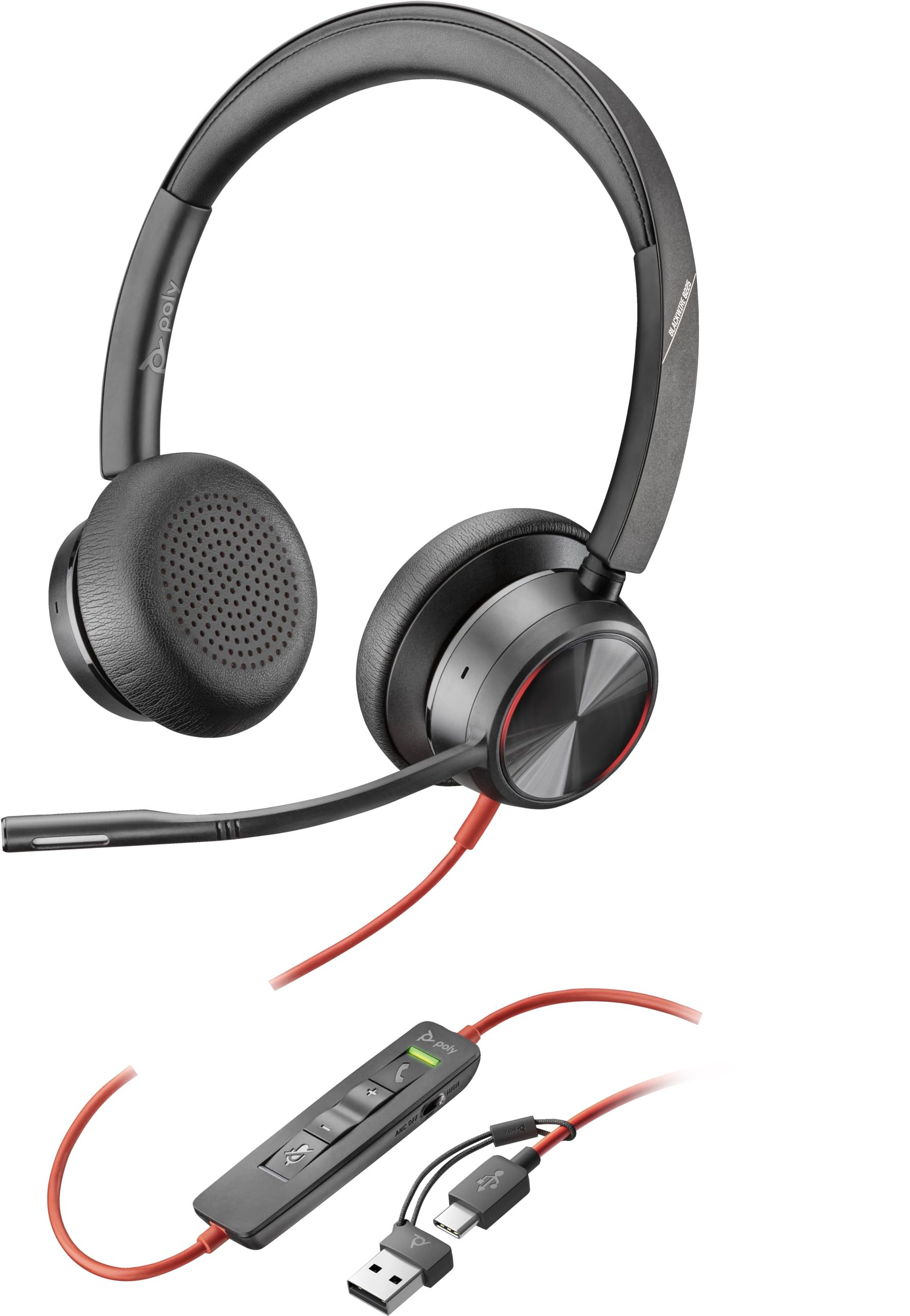 HP Poly Blackwire 8225 Stereo USB-C Headset