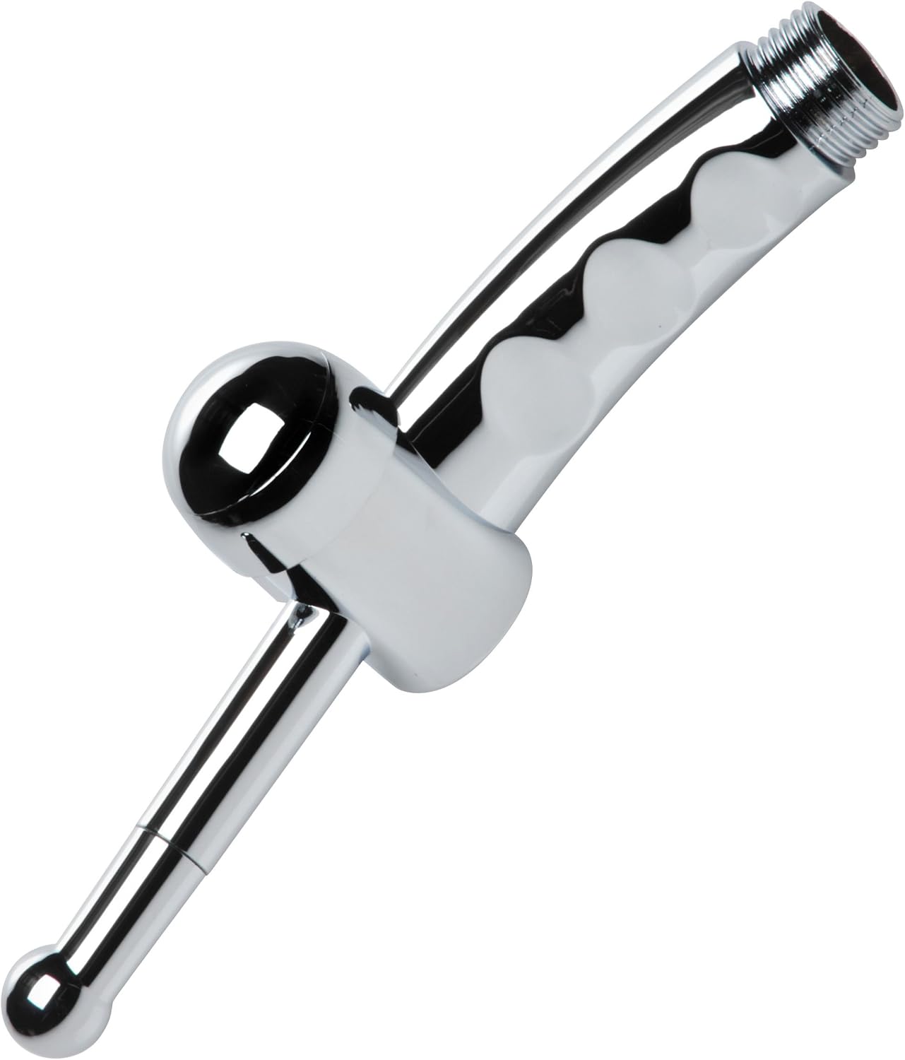 Shower Cleansing Nozzle with Flow Regulator, Metal