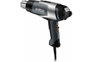 Steinel - 110025597 HL 2020 E Professional Heat Gun, LCD-Display, 1600 W, hot air Gun for Welding tarpaulins, Window tinting, Variable Temperature and Airflow, fits 1.34" Standard nozzles