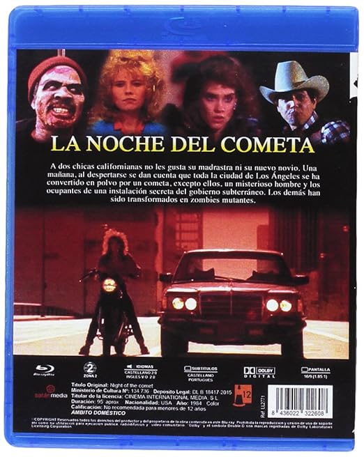 La Noche Del Cometa Blu Ray Amazon Es Robert Beltran Catherine Mary Stewart Kelli Maroney Sharon Farrell Mary Woronov Geoffrey Lewis Thom Eberhardt Robert Beltran Catherine Mary Stewart Cine Y Series Tv