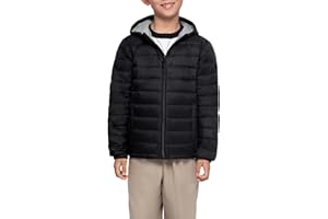 Rokka&Rolla Boys' Ultra Lightweight Packable Down Puffer Jacket Coat
