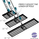 Walensee Lawn Leveling Rake 213cm 76x25cm Heavy Duty Levelawn Tool view 2