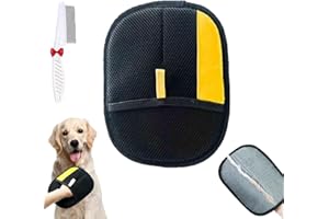 RYUUOM 2025 New Pet Hair Removal Glove, Yomi Pet Hair Remover Glove, Washable Reusable Double Sided Static Pet Hair Removal Glove for Couch, Furniture, Carpet, Car Seat (1 PCS)