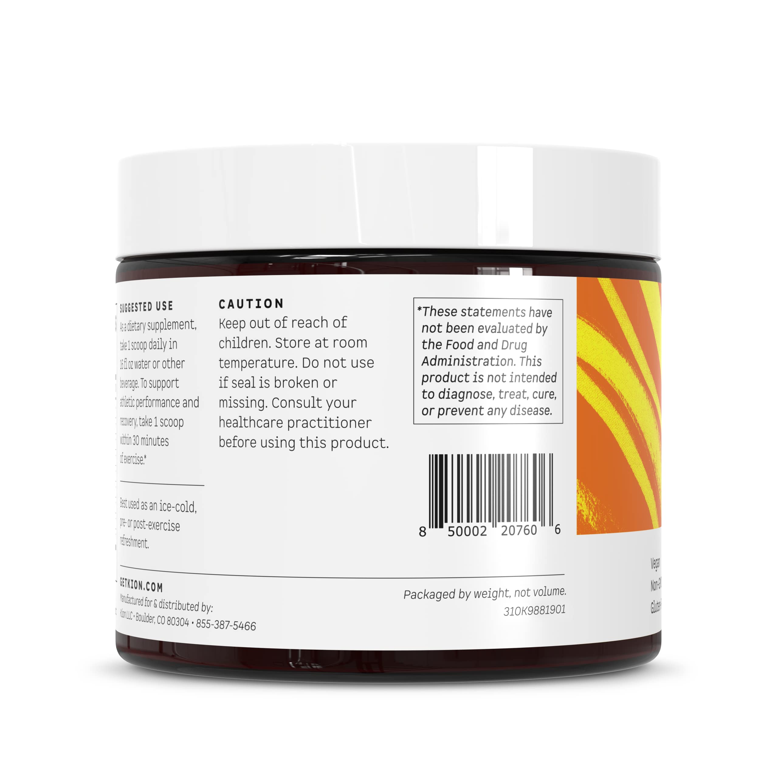 Kion Aminos Essential Amino Acids Powder - Amino Acid Nutritional Supplements, Aminos Powder, Essential Amino Energy No Caffeine, EAAs Amino Acids Powder, BCAA EAA - 30 Servings, Mango