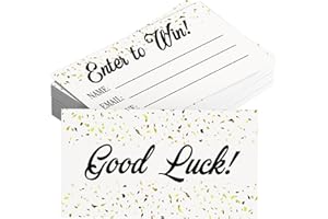 Jyongmer 600 Pcs Enter to Win Raffle Tickets Cards, 3.5 x 2 Inch Enter to Win Cards for Contest and Various Types of Activities, Raffle Entry Ticket with Space for Email Address, Name, Phone Number