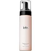 Jolie Papaya Enzyme Cleanser - Exfoliating Gentle Foaming Face Wash, Made with Natural Fruit Extract leaves - Papain, Cucumber & Sage - 7 oz.