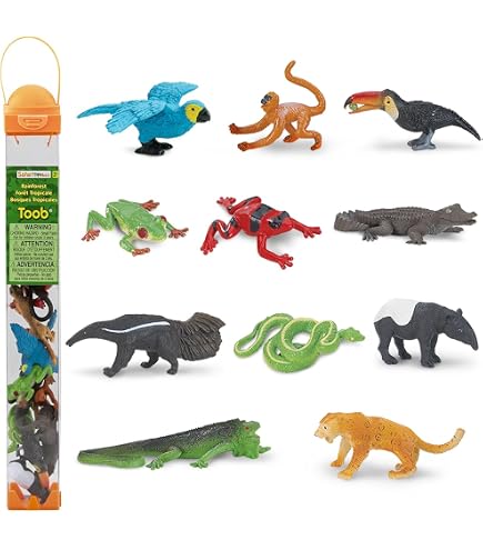 Wild Republic Nature Tubes Eco Australien – 12 Tierfiguren Aus Recyceltem Kunststoff