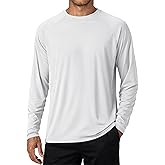 TACVASEN Men's Long Sleeve Shirts UPF 50+ Sun Protection Dry Fit Shirt Lightweight Workout Athletic T-Shirt Rash Guard