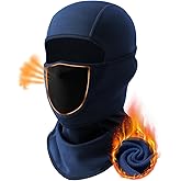 Balaclava Face Ski Mask with Movable Deisgn for Men Women-Fleece Winter Face Covering for Cold Weather Skiing Outdoor Work