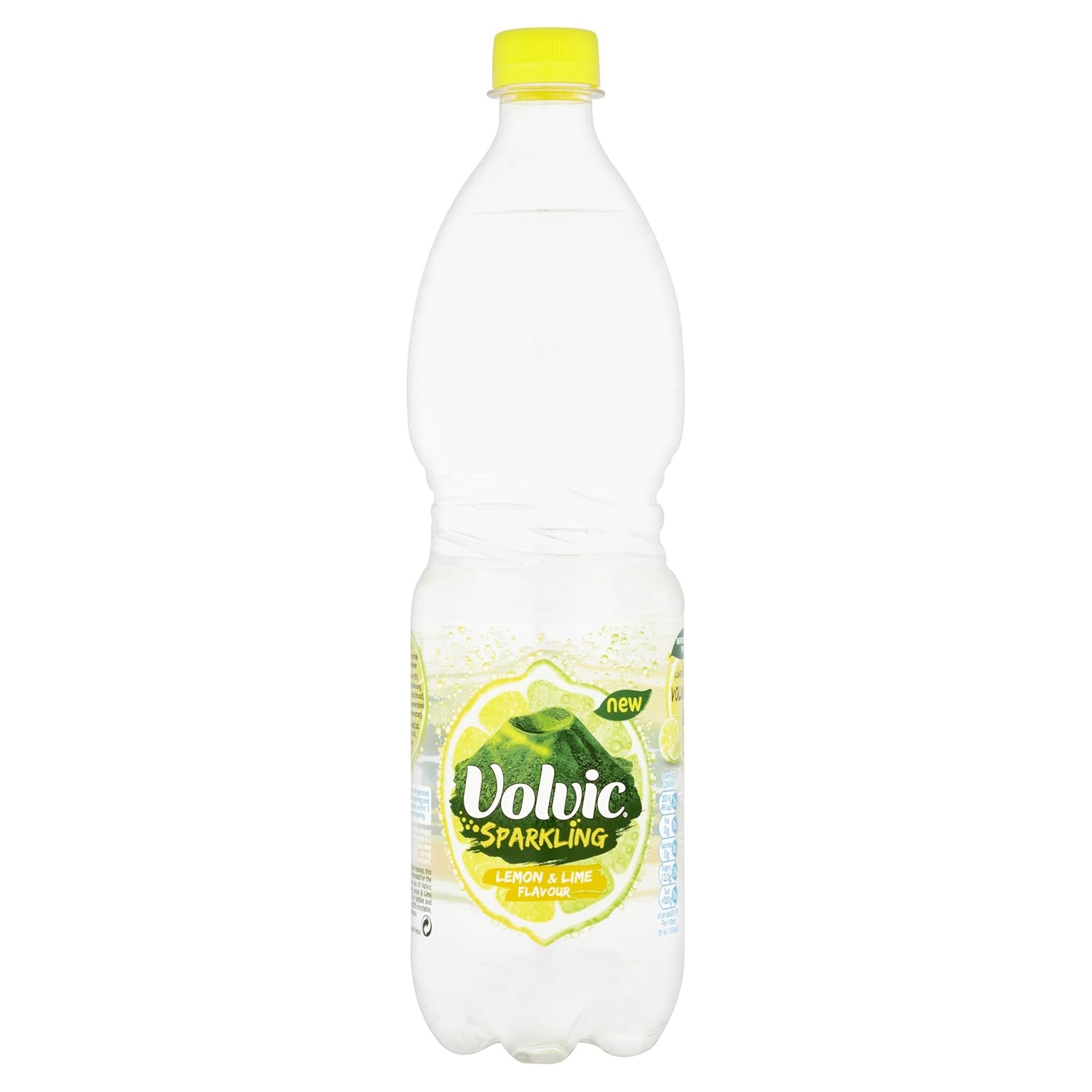 Volvic Touch of Fruit Sparkling Lemon and Lime Flavoured Water 920 ml