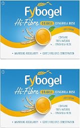 Fybogel Orange Fiber Supplement Sachets 60 Count Digestive Support