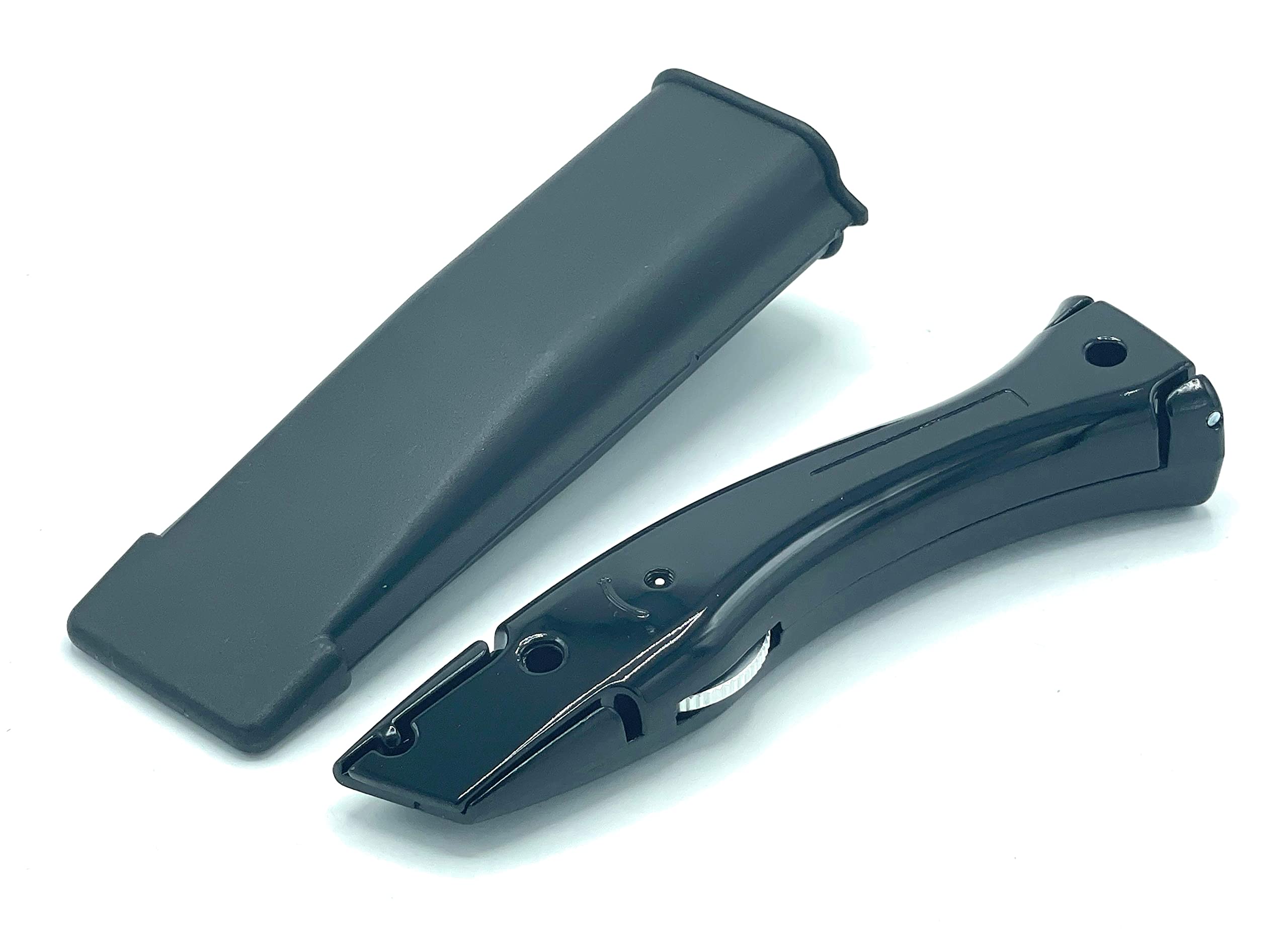 TradeUnderlay Black Knife Carpet Fitter Economy Tool with Holster - NO Blades