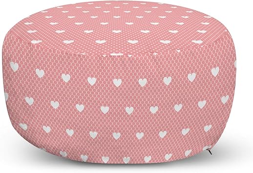 baby pink ottoman