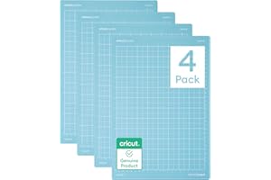 Cricut LightGrip Mat Pack (4 Count, 8.5in x 12in) - for Joy Xtra Machine - Ideal for Standard Paper, Light Cardstock & More