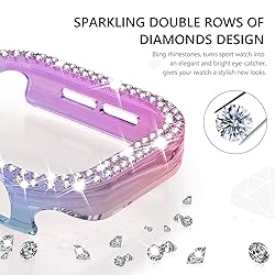 WINGLE 2 Pack Bling Case for Apple Watch Series 10