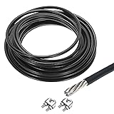 MECCANIXITY 33Ft(10M) Wire Rope 304 Stainless Steel