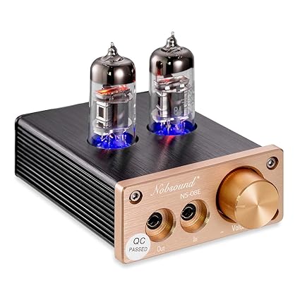 Nobsound HiFi Mini Valve Tube Headphone Amplifier Stereo amp Audio Kopfhörerverstärker