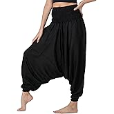B BANGKOK PANTS Women's Harem Pants Jumpsuit Hippie Clothes