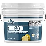 Citric Acid (1 Gallon) Food Safe, Preservative, Non-GMO, Resealable Bucket