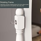 Vida Designs Nishano Cheval Mirror Free Standing Full Length White Wood view 5