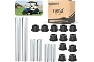 10L0L Complete Golf Cart Bushing Sleeve kit for Club Car Precedent 2004-up Golf Cart, Replace OEM 102506601 102506301 102506401 102287401 102288101 102287601 102287701