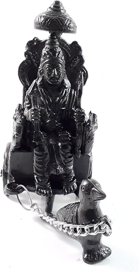 Shani Dev With Crow Cast Iron Statue Idols 12cm Indian God Positive Energy Puja Homedecor Gift Erginyuksel Com Tr
