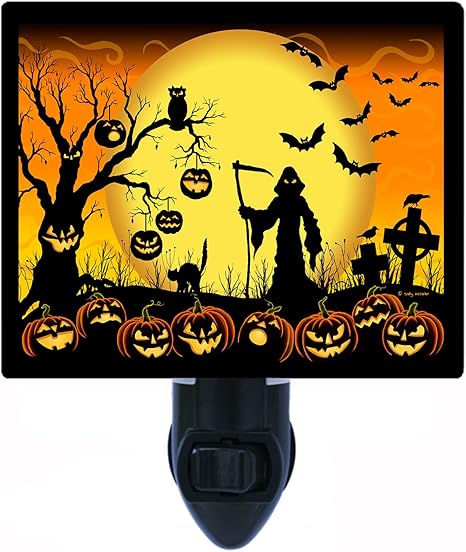 Halloween Night Light, Beware Take Care 