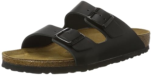 Birkenstock Arizona Leder Unisex-Erwachsene Pantoletten
