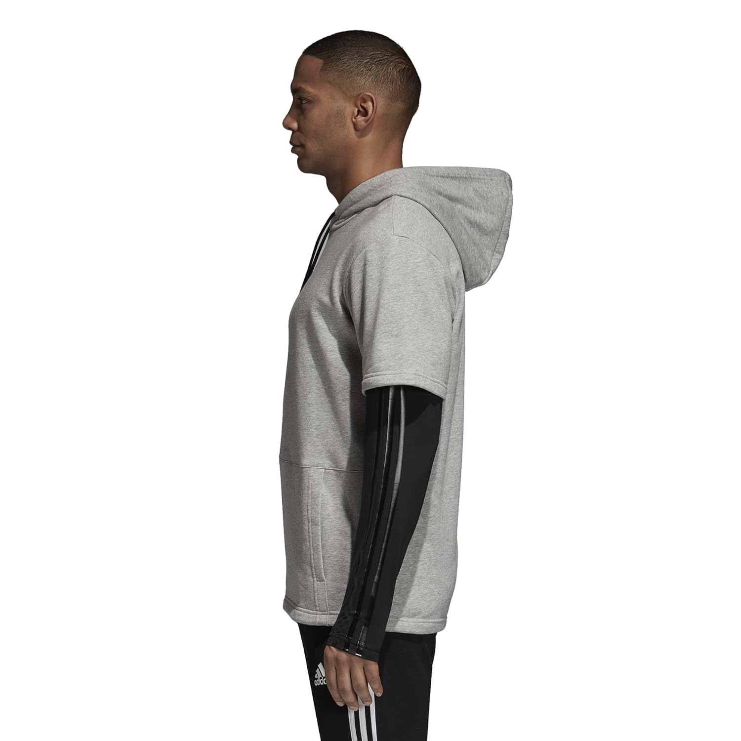Adidas tango layered hoodie Clearance