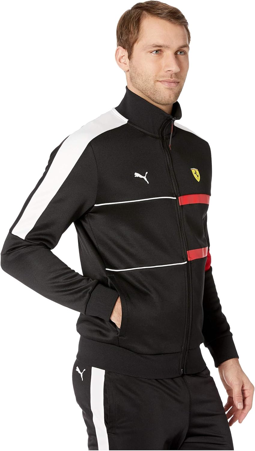 PUMA Men's Ferrari T7 Jacket: Clothing