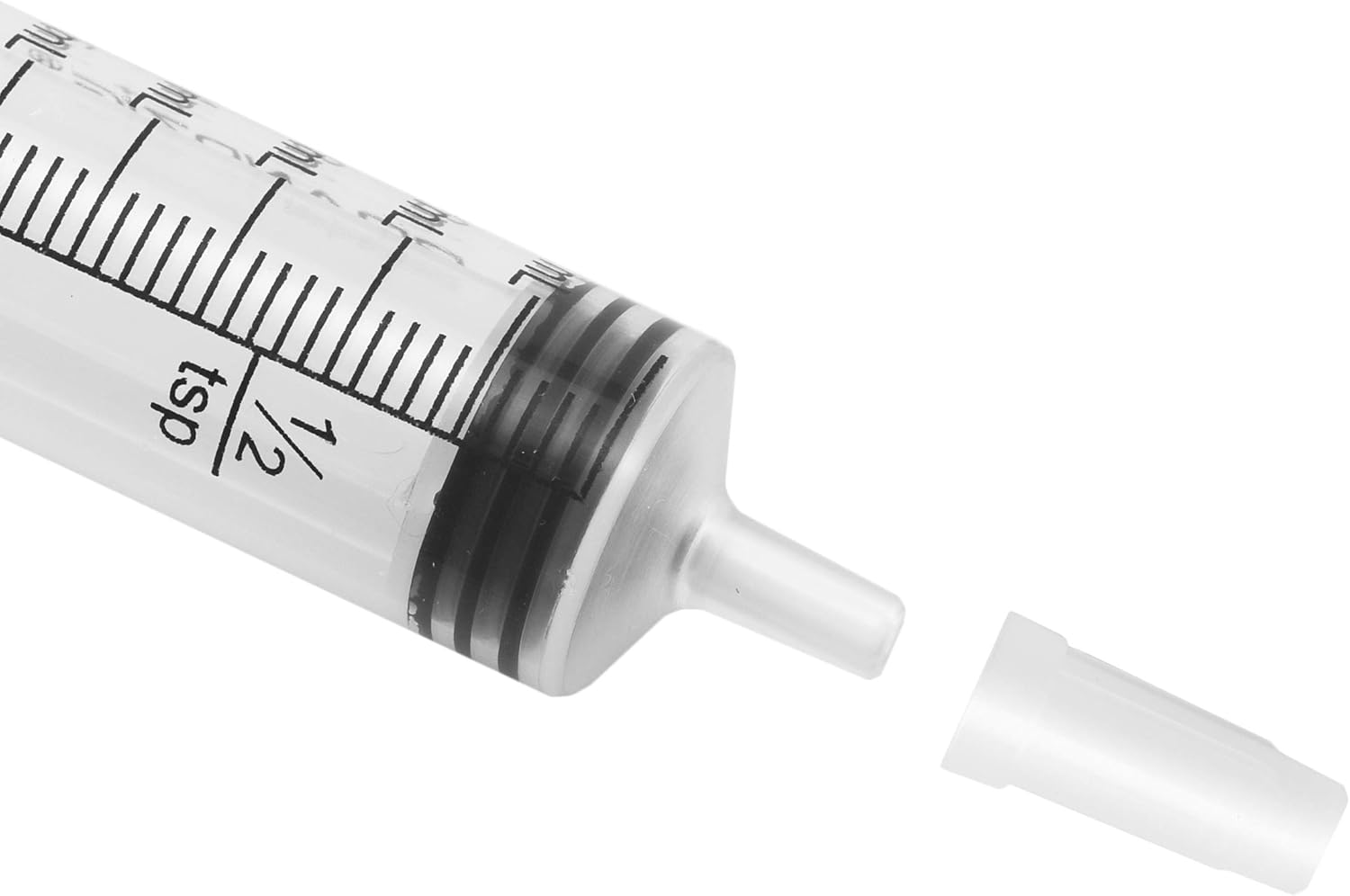 10ml Oral Syringe with Cap (100 Pack) | Oral Dispenser Without Needle, Luer Slip Tip | Individually Wrapped Medicine Dropper for Infants & Pets: Health & Personal Care
