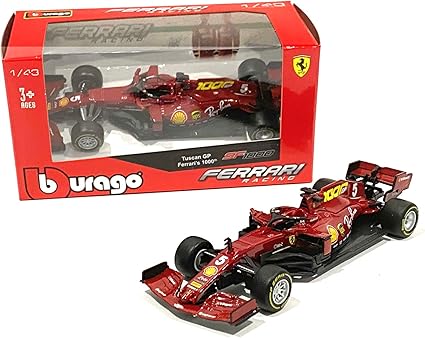 Amazon Com Model Car Sport 1 43 2020 Ferrari Racing Sf1000 Formula One F1 5 Sebastian Vettel Toys Games