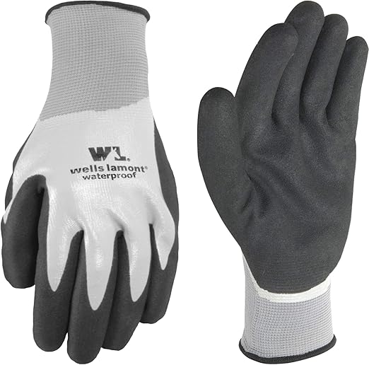 Wells Lamont 568L Waterproof Nitrile Coated Work Gloves Amazon.ca