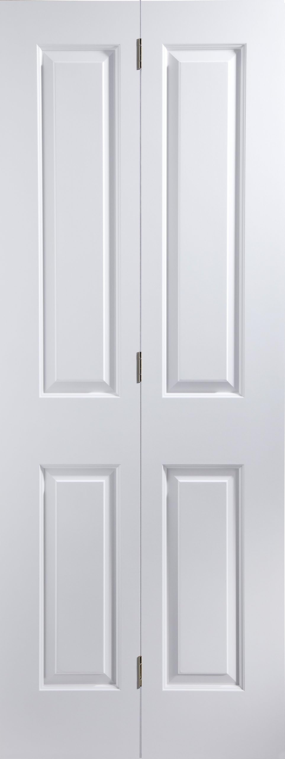 Atherton 26BIAT 4 Panel Smooth Moulded Bi Fold Internal Door, White, 750 W x 1950 H x 35 Thick mm