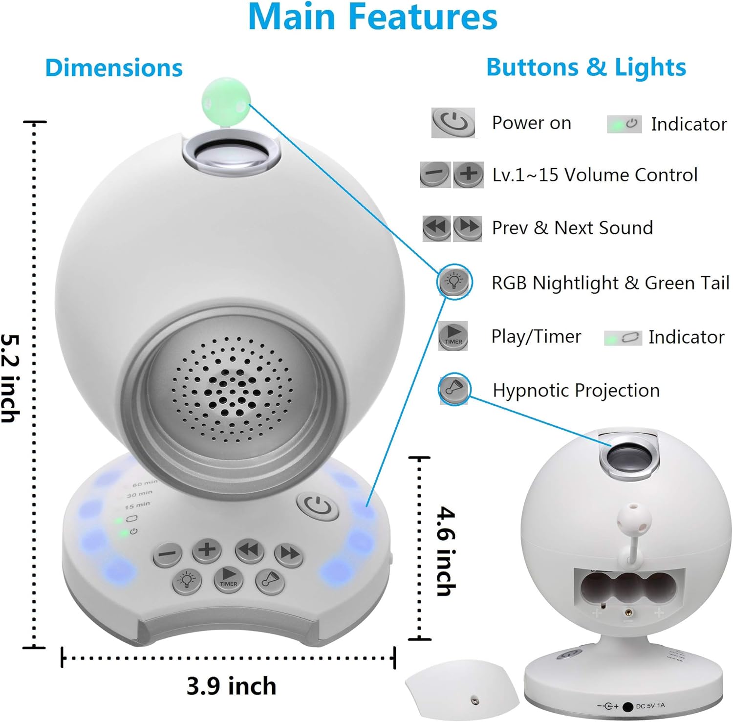 crib light and sound machine