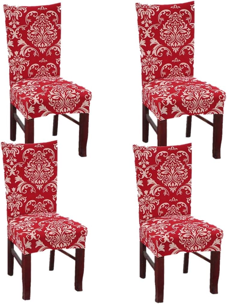 Best red dining room chair cover