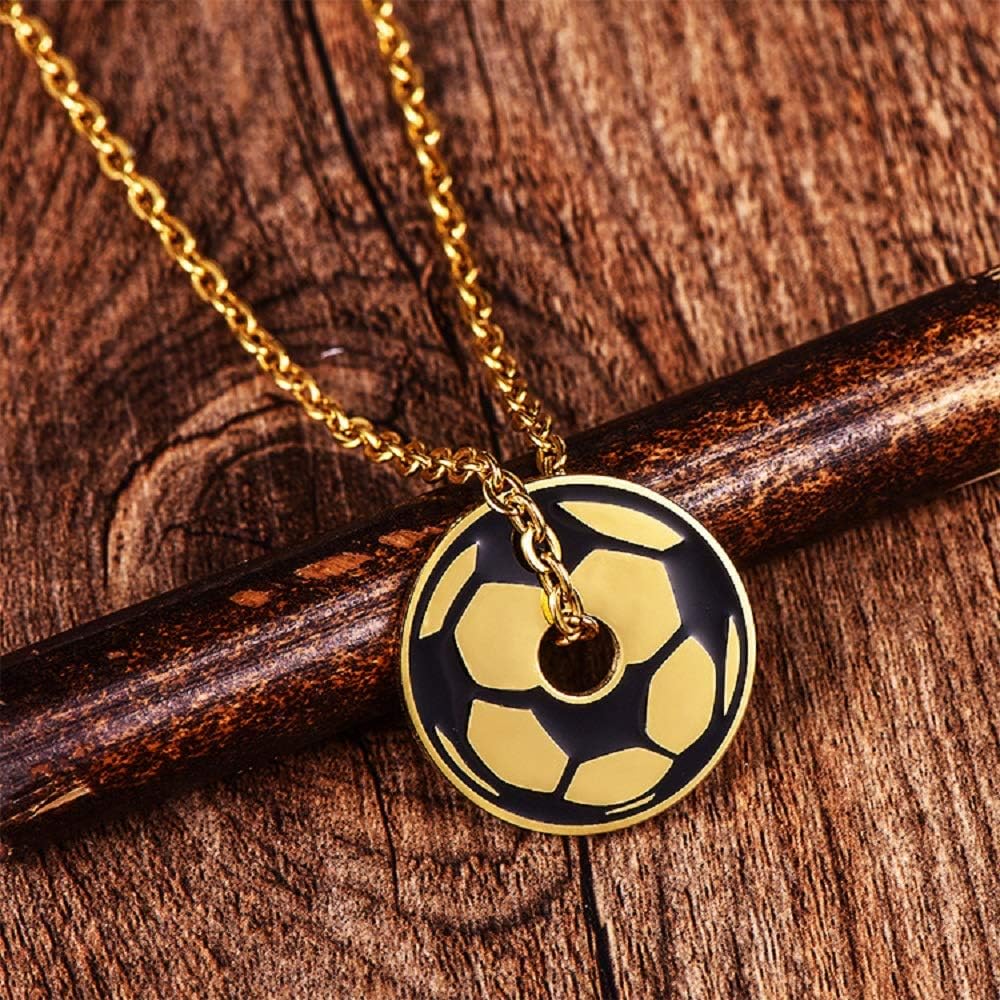 Fashion Football Necklace S925 Sterling Silver Necklace