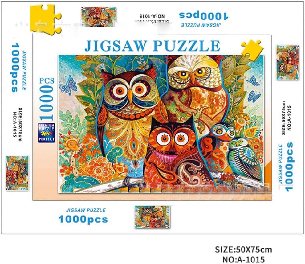 Adults Puzzles Reduce Pressure Watercolour Pattern 1000 Piece Puzzle Game Toys Sets