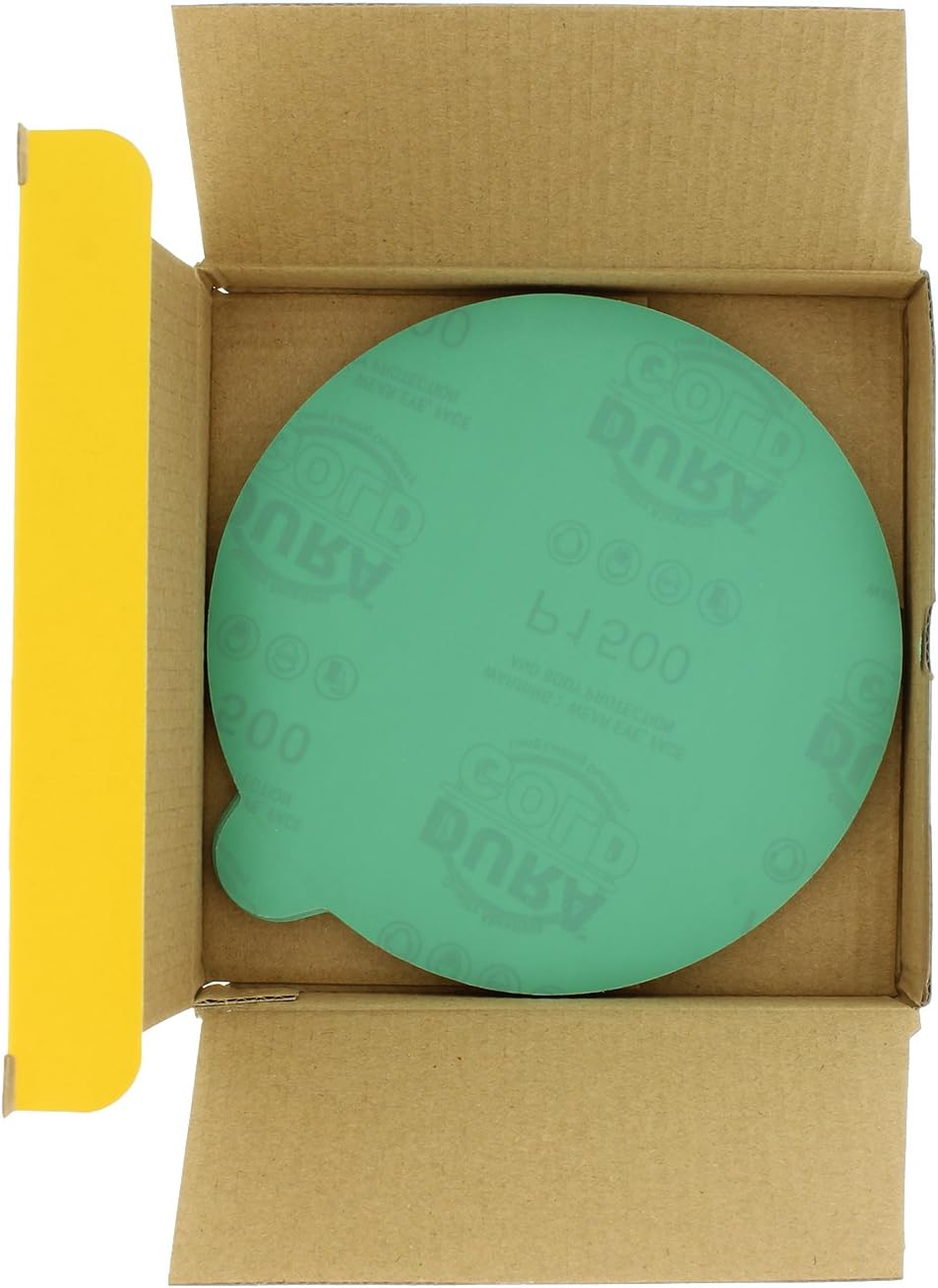 Dura-Gold - Premium Film Back - 1500 Grit 6" Green Film - PSA Self Adhesive Stickyback Sanding Discs for DA Sanders - Box of 25 Sandpaper Finishing Discs for Automotive and Woodworking: Automotive