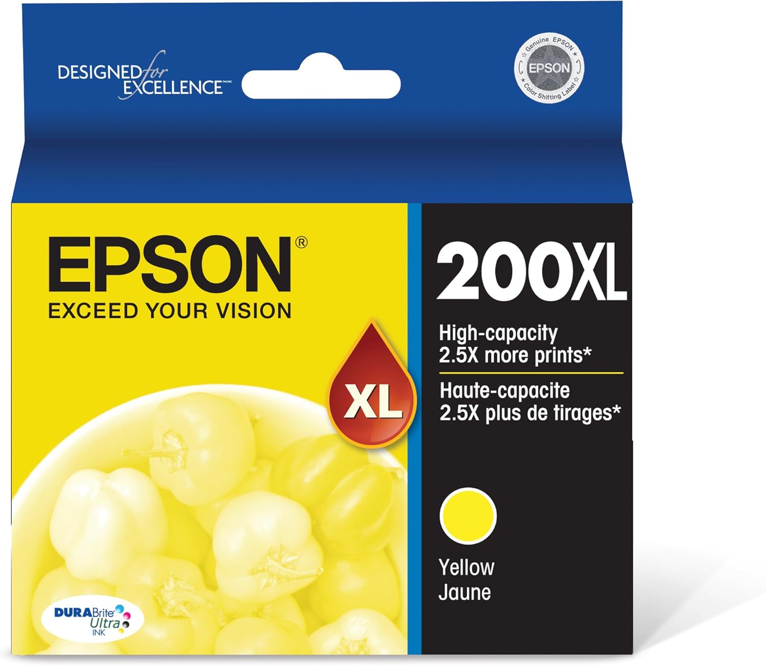 Epson T200XL420 DURABrite Ultra Yellow High Capacity Cartridge Ink