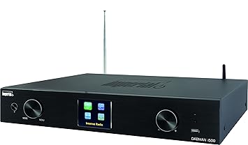 Imperial 22-250-00 DABMAN i500 Hybrid-HiFi-Tuner (WLAN/LAN/DAB+/DAB/UKW, TFT Farbdisplay, USB, Cinch, Optischer/elektrischer 