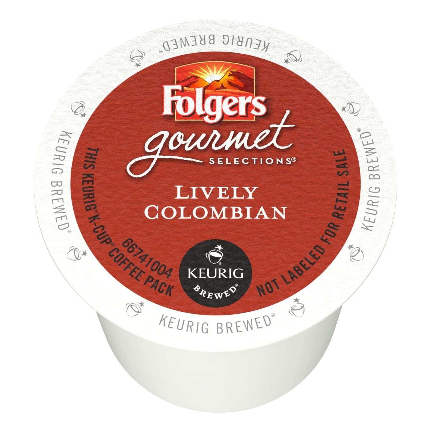 Folgers Lively Colombian Coffee, 80Count cups 732976285203 eBay